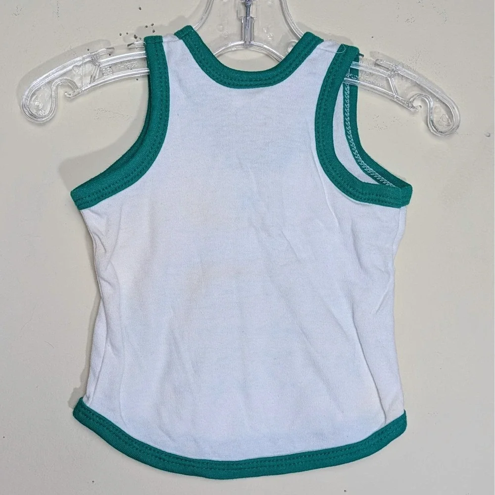 Vintage Bunny Ball Baseball‎ Tumble Togs Sports 80s Tank Top Infant 18 Months